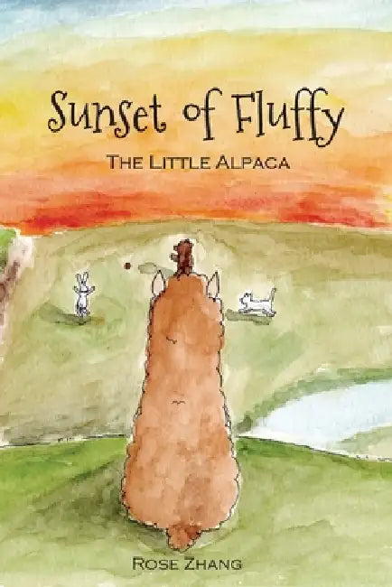 Sunset Of Fluffy  The Little Alpaca