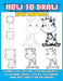 How To Draw Cute Animals: Learn Easy Step-by-step Kawaii Pets, A Fun And Simple Step By Step Anime Drawing Books For Beginners by Phoo Punya