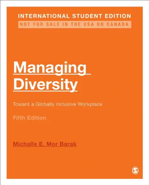 Managing Diversity - International Student Edition by Michalle E. Mor Barak