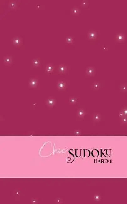 Chic - Sudoku Hard 1 by Brain Gym Workbooks