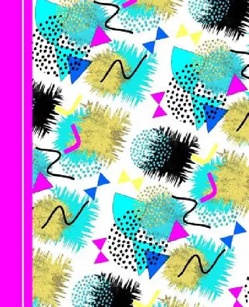 Memphis Geometric Fusion Pattern: Diary Weekly Spreads January to December by Shayley Stationery Books