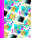 Memphis Geometric Fusion Pattern: Diary Weekly Spreads January to December by Shayley Stationery Books