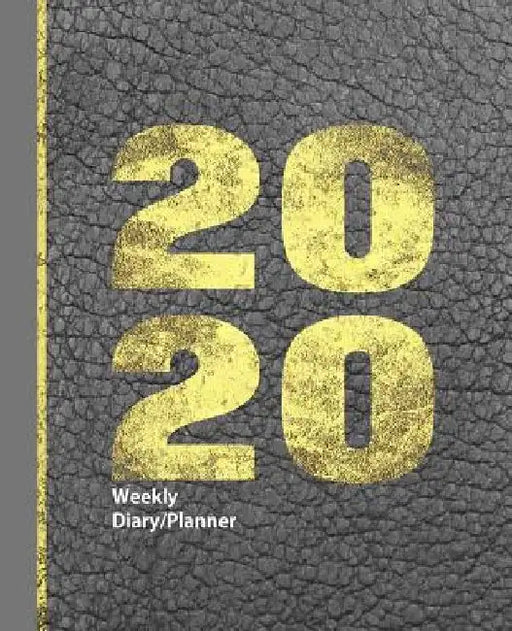 Leather & Gold Leaf Effect Design: Diary Weekly Spreads January to December by Shayley Stationery Books