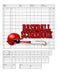 Baseball Scorebook: 100 Scoring Sheets For Baseball and Softball Games, Glover's Scorebooks, Large (8.5X 11) by Na Sr