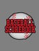 Baseball Scorebook: 100 Scoring Sheets For Baseball and Softball Games, Glover's Scorebooks, Large (8.5X 11) by Na Sr