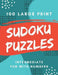 Sudoku Puzzles 100 Large Print: Fun With Numbers, Intermediate Puzzles by Tomger Puzzle Books