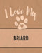 I Love My Briard: Keep Track of Your Dog's Life, Vet, Health, Medical, Vaccinations and More for the Pet You Love by Mike Dogs