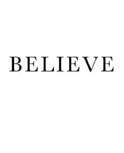 Believe: A decorative book for coffee tables, bookshelves and interior design styling Stack deco books together to create a custom look in any room by Urban Decor Studio