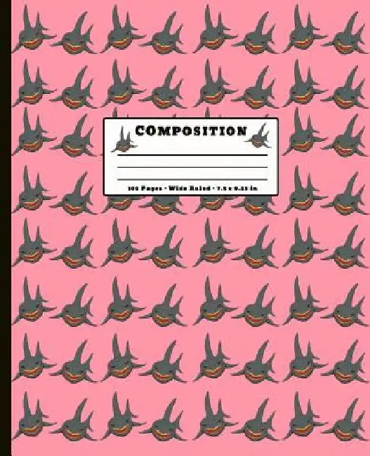 Composition: 100 Pages Wide Ruled 7.5 x 9.25 inch by Screaming Monkey Notebooks