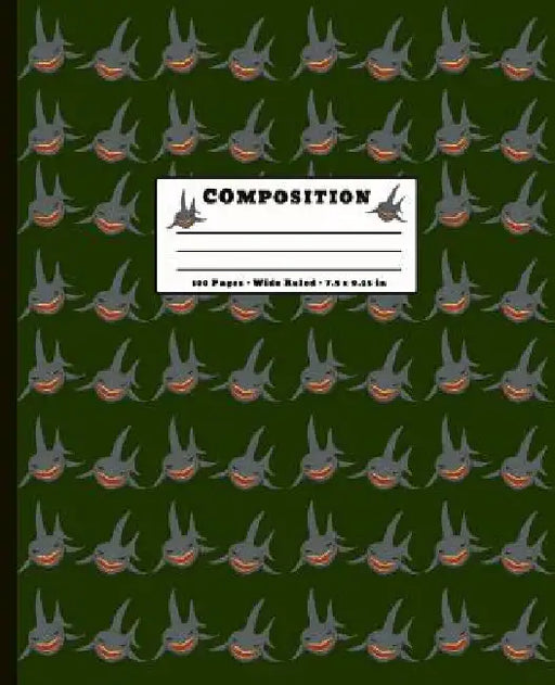 Composition: 100 Pages Wide Ruled 7.5 x 9.25 inch by Screaming Monkey Notebooks