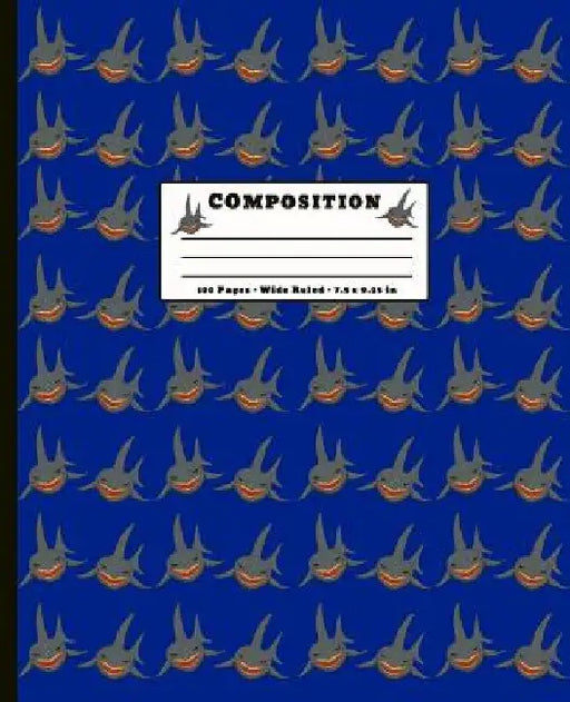 Composition: 100 Pages Wide Ruled 7.5 x 9.25 inch by Screaming Monkey Notebooks