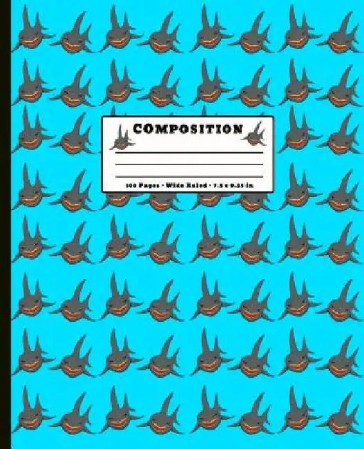 Composition: 100 Pages Wide Ruled 7.5 x 9.25 inch by Screaming Monkey Notebooks