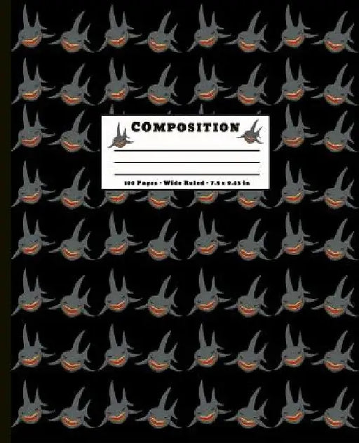 Composition: 100 Pages Wide Ruled 7.5 x 9.25 inch by Screaming Monkey Notebooks