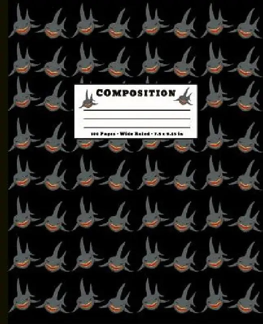 Composition: 100 Pages Wide Ruled 7.5 x 9.25 inch by Screaming Monkey Notebooks