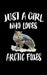 Just A Girl Who Loves Arctic Foxes: Animal Nature Collection by Marko Marcus