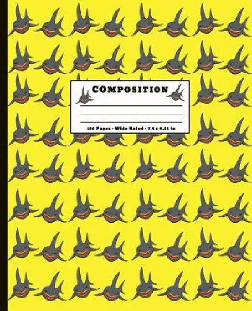 Composition: 100 Pages Wide Ruled 7.5 x 9.25 inch by Screaming Monkey Notebooks