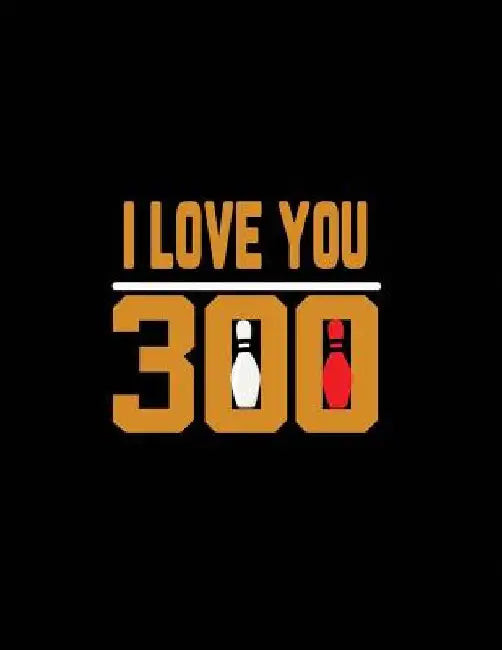 I Love You 300 by Yellow Turtle Notebook