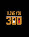 I Love You 300 by Yellow Turtle Notebook