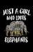 Just A Girl Who Loves Elephants: Animal Nature Collection by Marko Marcus