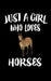 Just A Girl Who Loves Horses: Animal Nature Collection by Marko Marcus