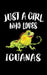 Just A Girl Who Loves Iguanas: Animal Nature Collection by Marko Marcus