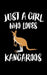 Just A Girl Who Loves Kangaroos: Animal Nature Collection by Marko Marcus