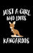 Just A Girl Who Loves kangaroos: Animal Nature Collection by Marko Marcus