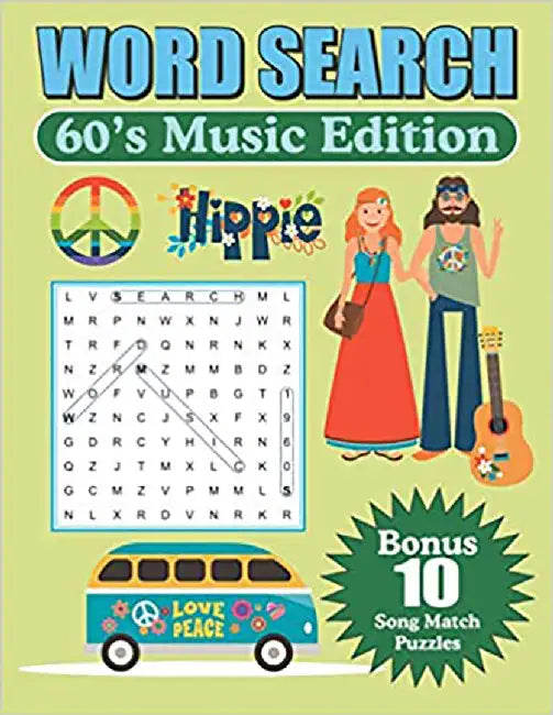 Word Search 60 s Music Edition: Large Print by Publishing  Greater Heights