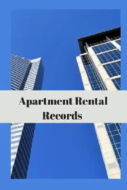 Apartment Rental Records by Hidden Valley Press