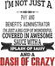 I'm Not Just A Pay And Benefits Administrator I'm Just A Big Cup Of Wonderful Covered In Awesome Sa  by Creacom Notebooks