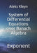 System of Differential Equations over Banach Algebra by Aleks Kleyn