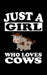 Just A Girl Who Loves Cows: Animal Nature Collection by Marko Marcus