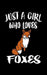 Just A Girl Who Loves Possums Foxes: Animal Nature Collection by Marko Marcus