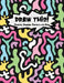 Draw This!: 100 Drawing Prompts for Kids Dark Rainbow Abstract 1 Version 2 by Proppy Prompts