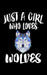 Just A Girl Who Loves Wolves: Animal Nature Collection by Marko Marcus
