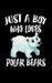 Just A Boy Who Loves Polar Bears: Animal Nature Collection by Marko Marcus