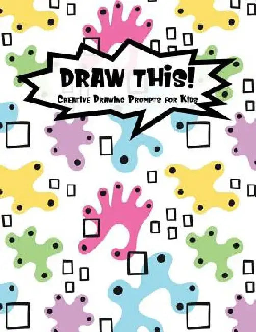 Draw This!: 100 Drawing Prompts to Boost Creativity - Light Abstract Rainbow - Version 4 by Proppy Prompts
