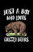 Just A Boy Who Loves Grizzly Bears: Animal Nature Collection by Marko Marcus