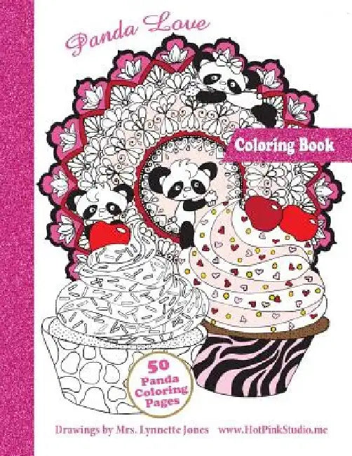 Panda Love Coloring Book by Lynnette Jones