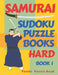Samurai Sudoku Puzzle Books - Hard - Book 1: Sudoku Variations Puzzle Books - Brain Games For Adults by Panda Puzzle Book