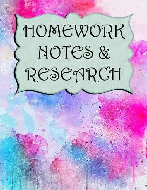 Homework, Notes & Research by T. D