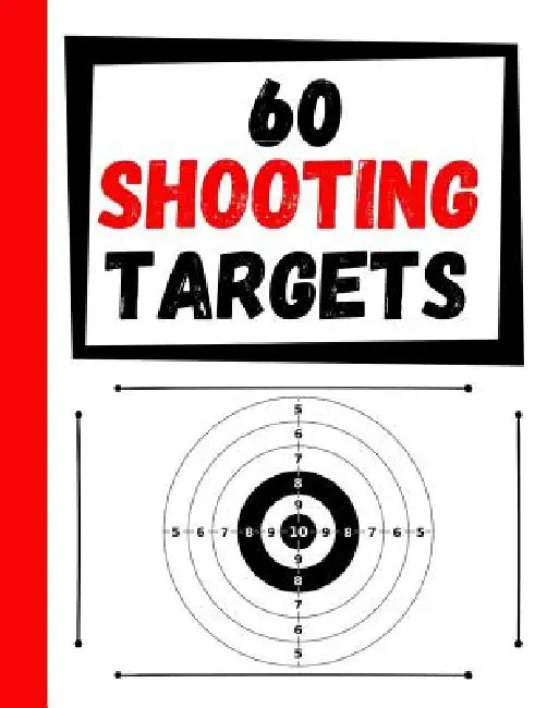 60 Shooting Targets: Large Paper Perfect for Rifles / Firearms / BB / AirSoft / Pistols / Archery & Pellet Guns by Practice Targets