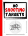 60 Shooting Targets: Large Paper Perfect for Rifles / Firearms / BB / AirSoft / Pistols / Archery & Pellet Guns by Practice Targets