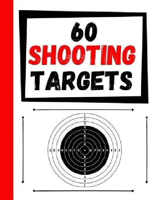 60 Shooting Targets: Large Paper Perfect for Rifles / Firearms / BB / AirSoft / Pistols / Archery & Pellet Guns by Practice Targets