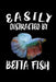 Easily Distracted By Betta Fish: Animal Nature Collection by Marko Marcus