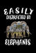 Easily Distracted By Elephants: Animal Nature Collection by Marko Marcus