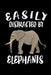 Easily Distracted By Elephants: Animal Nature Collection by Marko Marcus