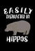 Easily Distracted By Hippos: Animal Nature Collection by Marko Marcus