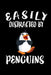 Easily Distracted By Penguins: Animal Nature Collection by Marko Marcus