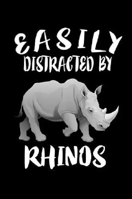 Easily Distracted By Rhinos: Animal Nature Collection by Marko Marcus